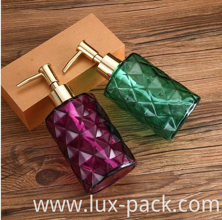 Wholesale Custom Glass Liquid Hand Body Soap Dispenser Bottle